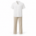 Textured Shirt & Tailored Trousers Set